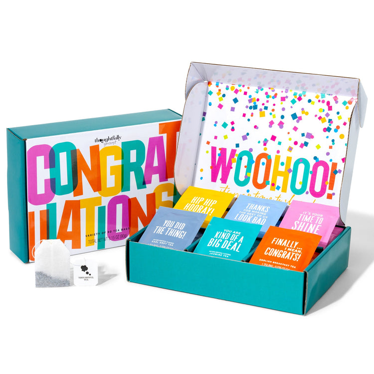 congratulations tea affirmation gift set