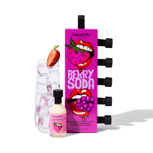 berry soda water flavoring gift set
