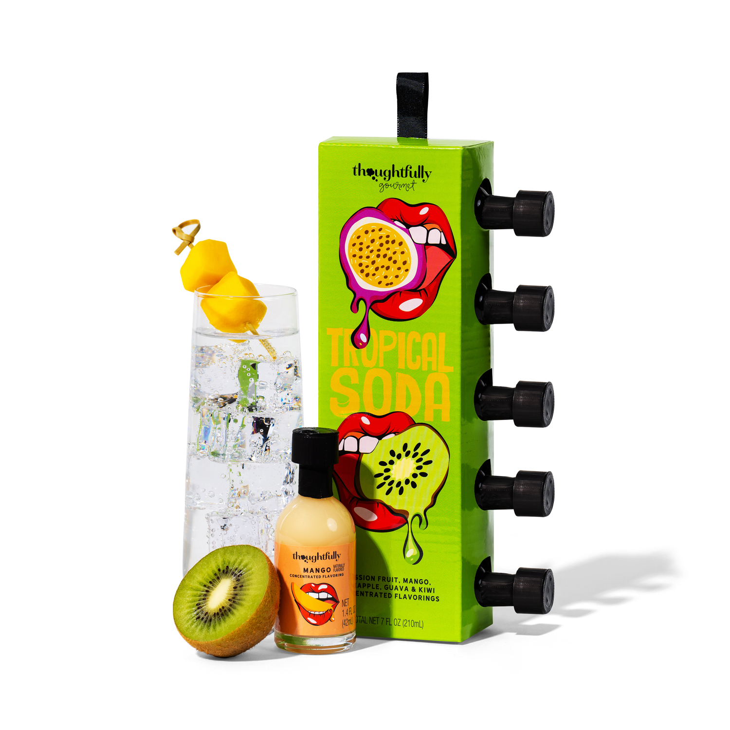tropical soda water flavoring gift set