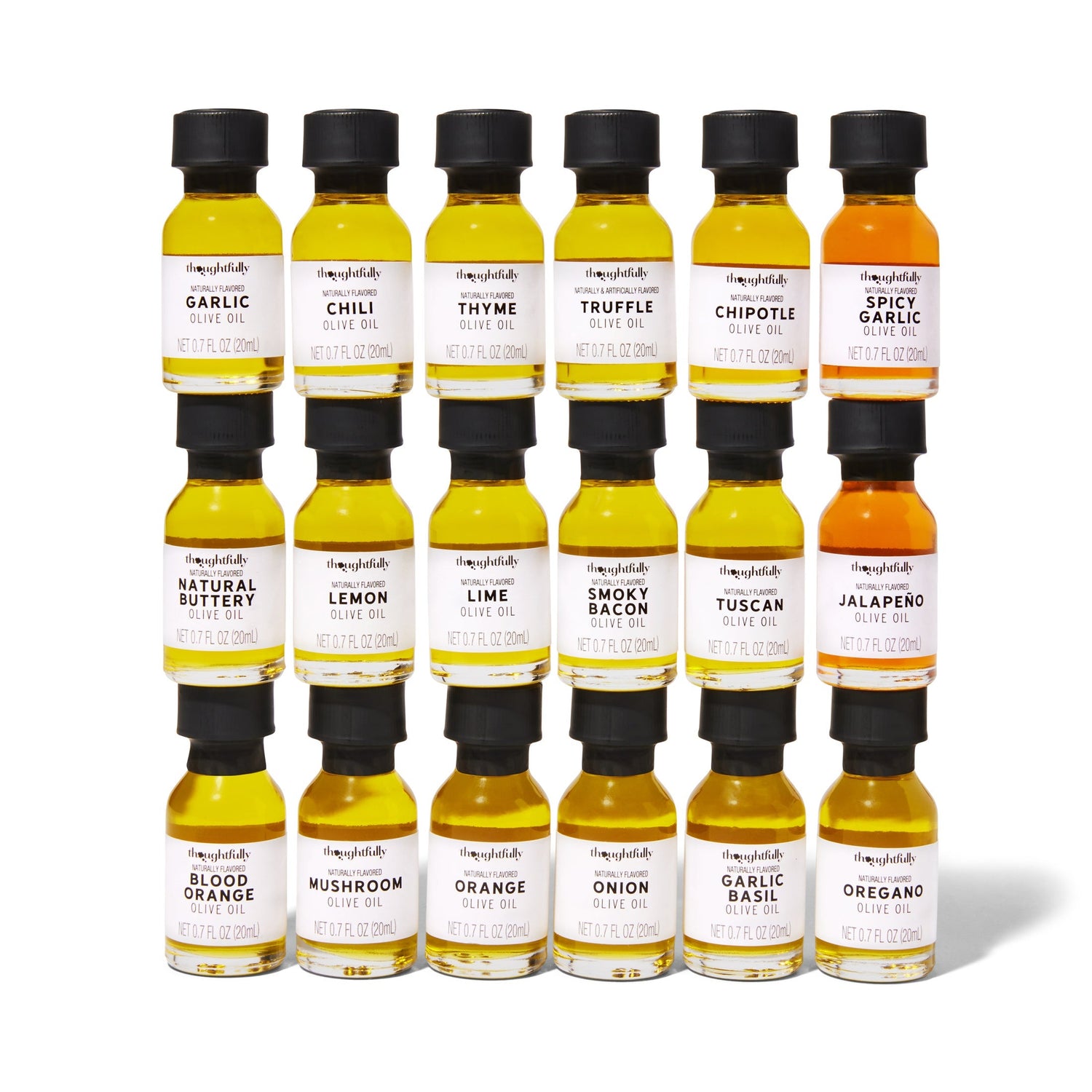 bottles of olive oil gift set